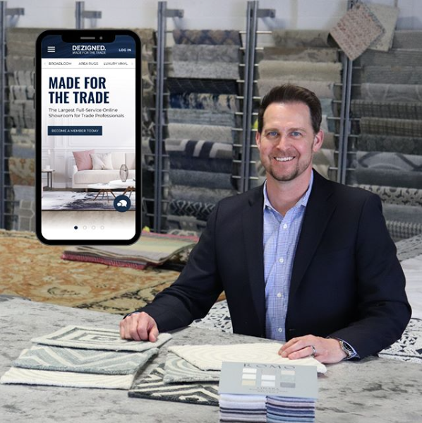 Erik Luthy owner of Exceptional Flooring Concepts, New Jersey's leading trade only interior design showroom and DEZIGNED and online full service showroom. 